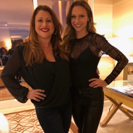 Lauren Hashian with her sister Aja Hashian.